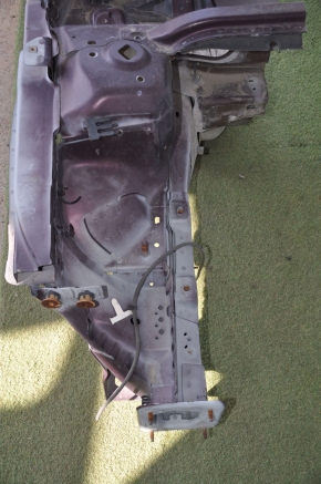 Front quarter right Ford Fusion mk5 13-16 without bracket burgundy with central pillar, pokes