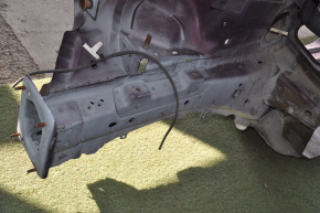Front quarter right Ford Fusion mk5 13-16 without bracket burgundy with central pillar, pokes