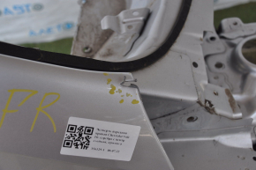Front right quarter Chevrolet Volt 16- silver with central pillar, dented