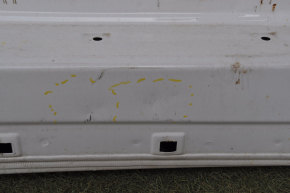 Front right quarter Hyundai Sonata 11-15 white with central pillar, pokes