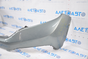 Front bumper bare upper part Honda CRV 12-14 prerest green dented, tears, broken fasteners