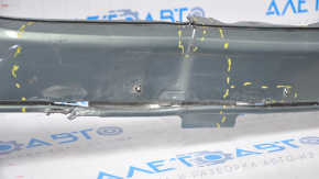 Front bumper bare upper part Honda CRV 12-14 prerest green dented, tears, broken fasteners