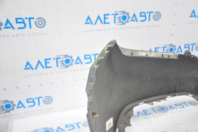 Front bumper bare upper part Honda CRV 12-14 prerest green dented, tears, broken fasteners