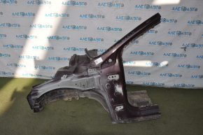 Front left quarter Ford Fusion mk5 13-20 burgundy, dented, bumps