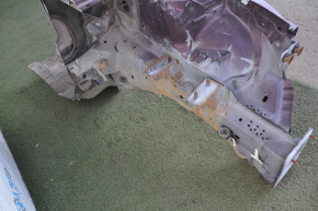 Front left quarter Ford Fusion mk5 13-20 burgundy, dented, bumps