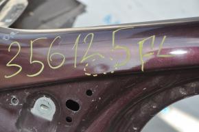 Front left quarter Ford Fusion mk5 13-20 burgundy, dented, bumps