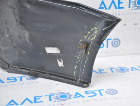Rear bumper bare Ford Focus mk3 15-18 rest 4d black dented on the left, broken fasteners