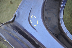 Front left quarter VW Passat b7 12-15 USA blue, with central pillar, dented, bumps