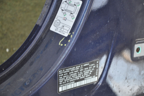 Front left quarter VW Passat b7 12-15 USA blue, with central pillar, dented, bumps