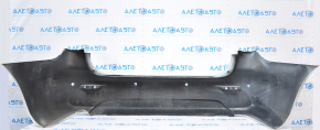 Bare rear bumper Infiniti JX35 QX60 13-15 pre-restoration for parking sensors, white, break at the bottom, broken fasteners
