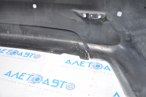 Bare rear bumper Infiniti JX35 QX60 13-15 pre-restoration for parking sensors, white, break at the bottom, broken fasteners