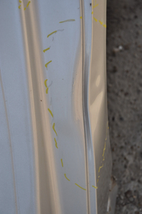 Quarter wing rear left Ford Focus mk3 11-18 4d silver on the body, dented, bumps