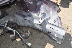 Front left quarter Ford Fusion mk5 13-20 burgundy on the body, bumps
