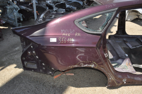 Quarter wing rear right Ford Fusion mk5 13-20 burgundy on the body, dented, bumps