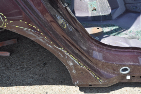 Quarter wing rear right Ford Fusion mk5 13-20 burgundy on the body, dented, bumps