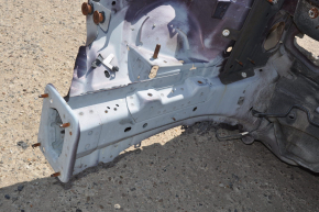 Front right quarter Ford Fusion mk5 13-16 without bracket burgundy on body, dented