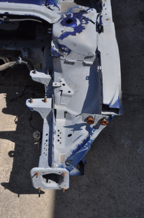 Front left quarter Ford Fusion mk5 13-20 blue on the body, dented, bumps