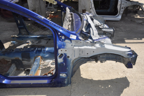 Front right quarter Ford Fusion mk5 13-16 without bracket blue on body, dented, bumps