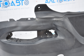 Bare rear bumper Jeep Cherokee KL 14-14 structure dented, tear, broken fastening, scratches