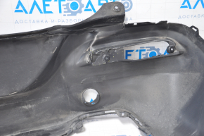 Bare rear bumper Jeep Cherokee KL 14-14 structure dented, tear, broken fastening, scratches