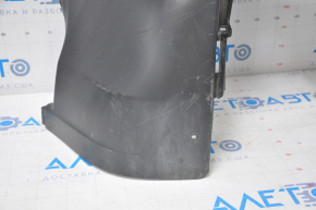 Bare rear bumper Jeep Cherokee KL 14-14 structure dented, tear, broken fastening, scratches