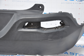Bare rear bumper Jeep Cherokee KL 14-14 structure dented, tear, broken fastening, scratches