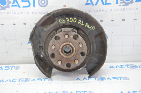 Trunnion with hub rear left Lexus GS300 GS350 GS430 GS450h 06-11 with casing, torn boot