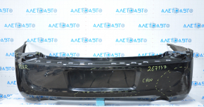 Bare rear bumper Chrysler 300 11-14 pre-rest without parking sensors black, dented, fractures, broken fasteners, sawed