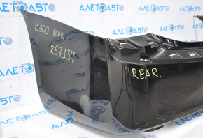 Bare rear bumper Chrysler 300 11-14 pre-rest without parking sensors black, dented, fractures, broken fasteners, sawed