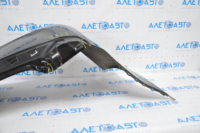 Bare rear bumper Chrysler 300 11-14 pre-rest without parking sensors black, dented, fractures, broken fasteners, sawed