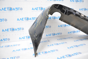 Bare rear bumper Chrysler 300 11-14 pre-rest without parking sensors black, dented, fractures, broken fasteners, sawed