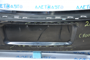 Bare rear bumper Chrysler 300 11-14 pre-rest without parking sensors black, dented, fractures, broken fasteners, sawed
