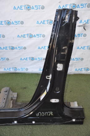 Front quarter left Honda Accord 18-22 black with central pillar, sawn off side member