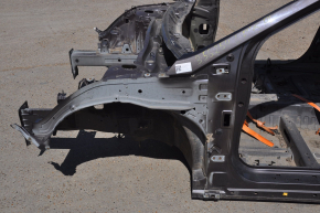 Front left quarter Hyundai Sonata 15-19 graphite on the body, dented