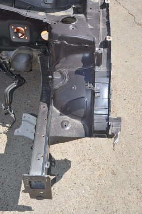 Front left quarter Hyundai Sonata 15-19 graphite on the body, dented