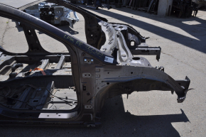 Front right quarter Hyundai Sonata 15-19 graphite on body, bumps
