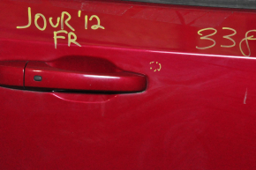 Door assembly front right Dodge Journey 11-20 red PRM, pokes