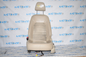 Driver's seat VW Passat b7 12-15 USA with airbag, electric, beige leather, dry-cleanable