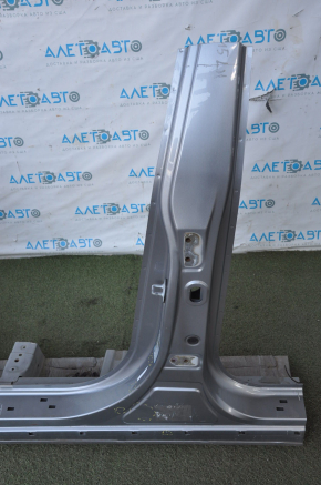 Front quarter left Hyundai Sonata 15-19 graphite with central pillar, pokes