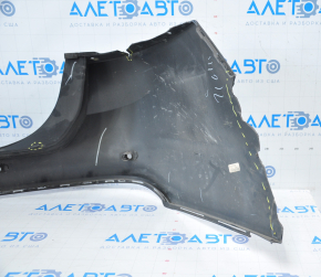 Rear bumper bare Ford Fusion mk5 13-18 for parking sensors black, missing fragment on the left, tears, tears in fasteners