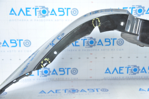 Rear bumper bare Ford Fusion mk5 13-18 for parking sensors black, missing fragment on the left, tears, tears in fasteners