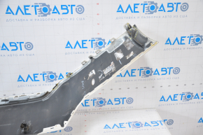 Bare rear bumper Cadillac ATS 13-18 white broken fasteners, dented, tears