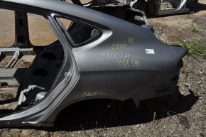 Quarter wing rear left Chrysler 200 15-17 graphite on body, bumps