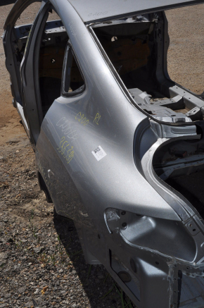 Quarter wing rear left Chrysler 200 15-17 graphite on body, bumps