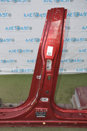 Central left body pillar Hyundai Sonata 15-19 with sunset, pokes