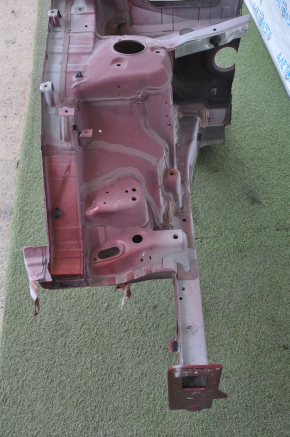 Front right quarter Hyundai Sonata 15-19 red with central pillar, pokes