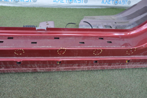 Front right quarter Hyundai Sonata 15-19 red with central pillar, pokes