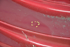 Quarter wing rear right Hyundai Sonata 15-19 red, pokes