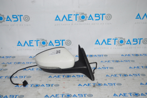 Side mirror right complete VW Passat b7 12-15 USA type as b7 5 pins, white, turn signal