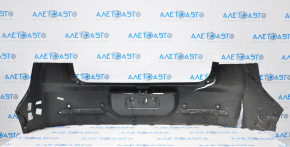 Rear bare bumper Chevrolet Volt 11-15 for parking sensors black, dented and torn on the left, broken fasteners